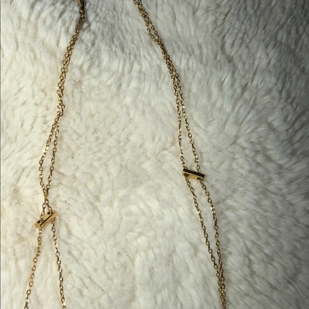 Michael Kors Dual Chain Pendant Necklace - Picture 7 of 9